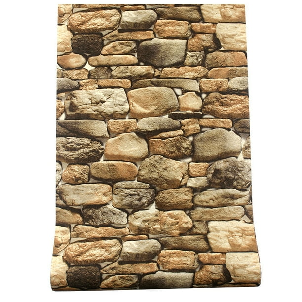 NuWallpaper Hadrian Stone Wall Peel and Stick Wallpaper